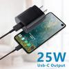 PD 25 Вт Супер Быстрая Зарядка USB-C Адаптер Для Зарядки Для iPhone Samsung Galaxy USB Type C Кабель Быстрой Зарядки Настенная Вилка Зарядного Устройства EU/US