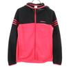 Long Sleeve Jersey Zip Hoodie L Pink Women Used