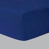 HIGH QUALITY Fitted Sheet 140 X 190 Cm - 100% Cotton 57 Threads/cm - NAVY BLUE - TCP