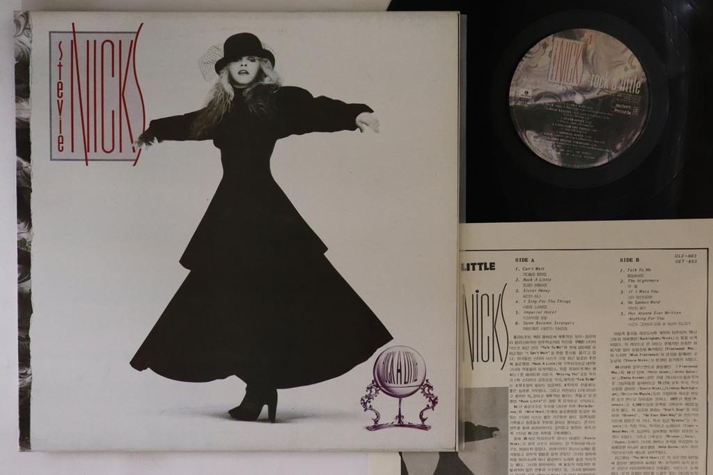 LP Record STEVIE NICKS  Rock A Little OLE603 OASIS 1986 South Kore Rock Used