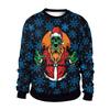 Fun Christmas Printed Pullovers for Men and Women Christmas Sweater Tops Long Sleeves Crew Neck Casual Pullovers Plus Size
