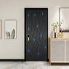 2pcs/set Sci-fi Circuit Line Door Art Mural Sticker Bedroom Background Wall Poster Home Decor Peel & Stick Waterproof Wallpaper