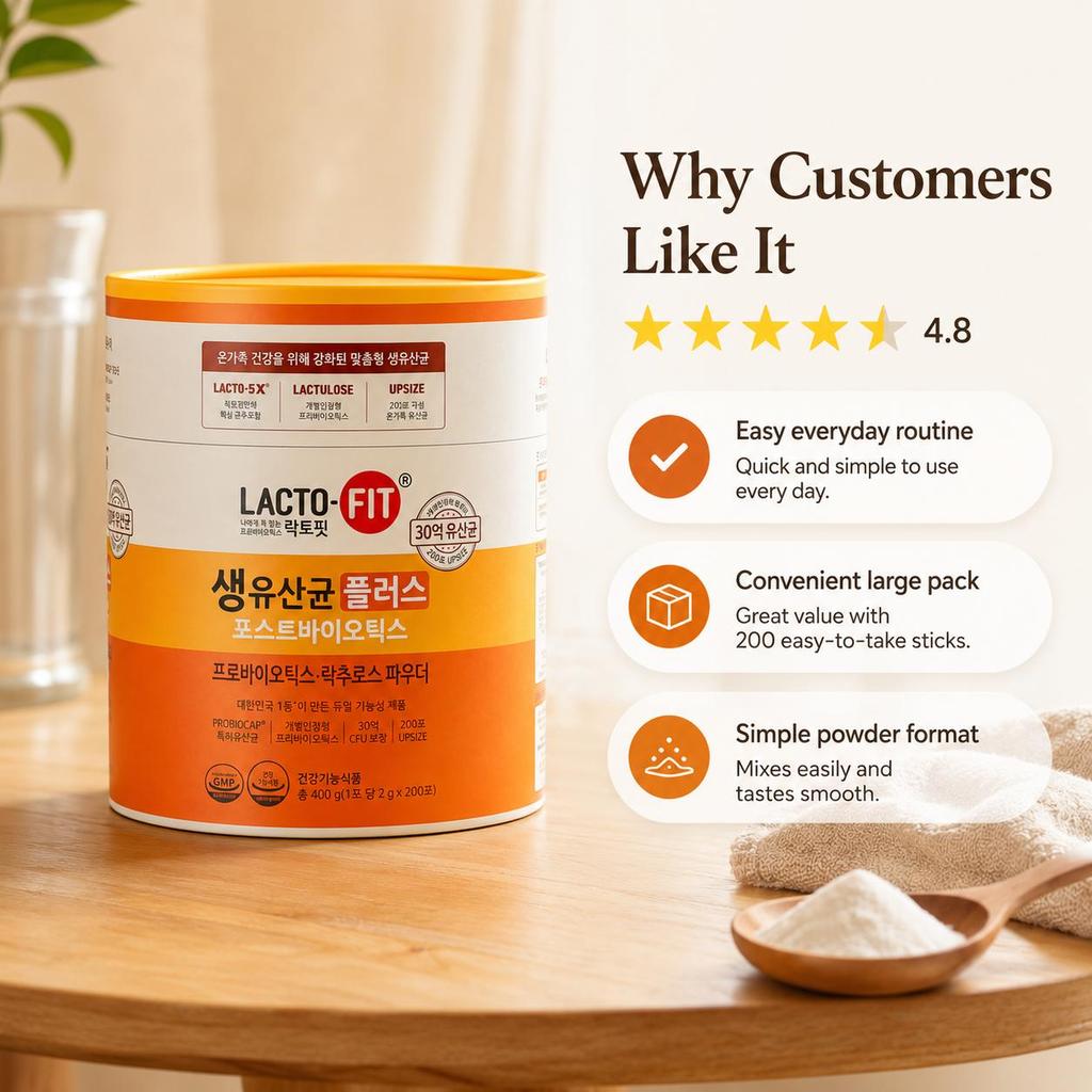 LACTO-FIT Лактобактерии Плюс Постбиотики 2 г 200 Пакетиков