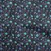 Cotton Flex Black Fabric Floral Dress Material Fabric Print Fabric By The Yard 40 Inch