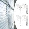 4 шт. 2" Wand Tilter Blind Window Прозрачный Кухонный Тяжелый