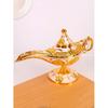 Vintage Aladdin Chirag Lamp-Luxurious Metal Jewelry Box,Decorative Showpiece,Home & Office-12 cm(Gold-White)