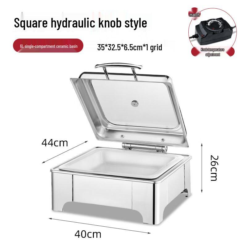 Commercial Buffet Food Warmer & Interchangeable Serving Pans