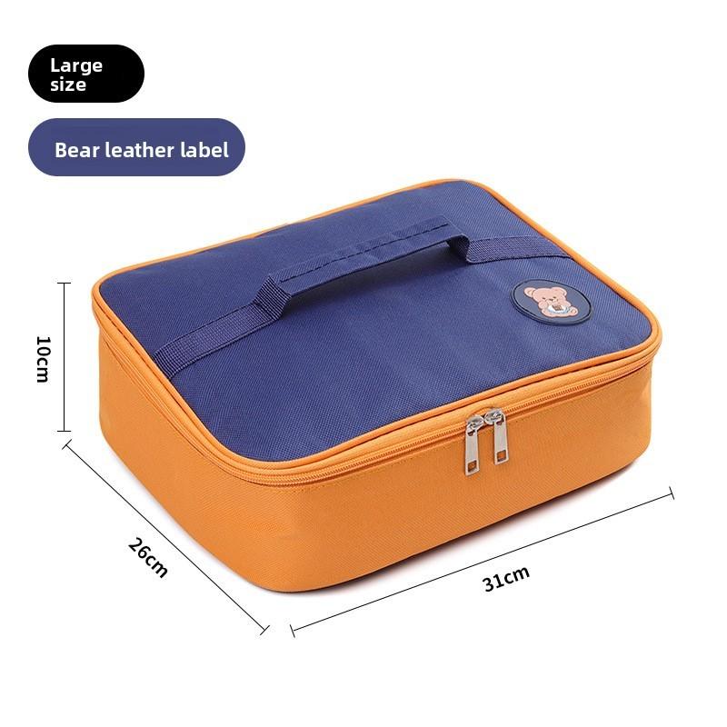 Insulated Lunch Box Carrier With Durable Oxford Cloth For Work And Daily Meals