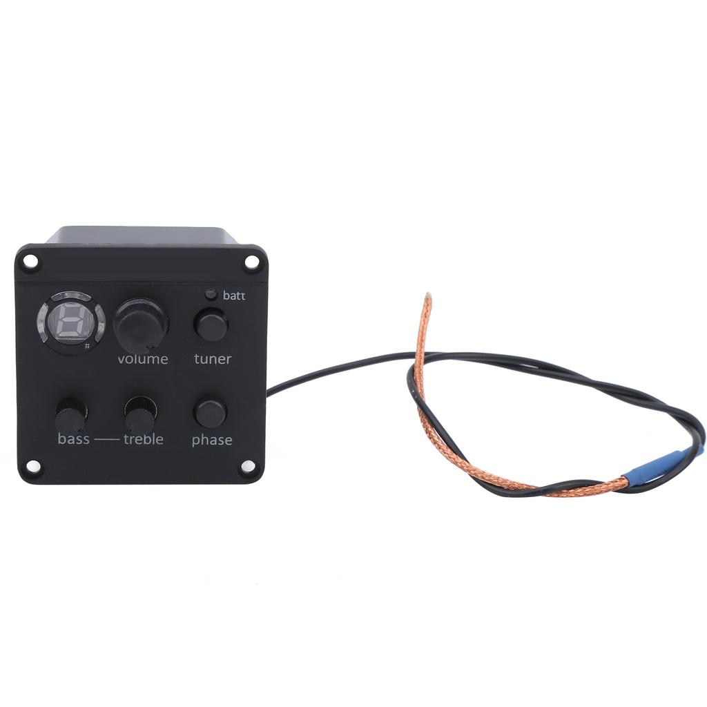 Звукосниматель для акустической гитары Встроенные предусилители Эквалайзер Эквалайзер Приклеенный к резонаторному отверстию Аксессуары для инструментов