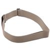 Women No Show Invisible Belt Elastic Stretch Waist Belt with Flat Buckle