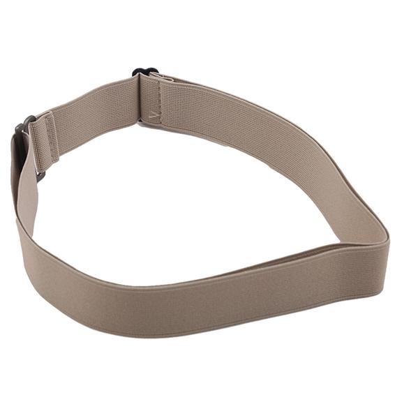 Women No Show Invisible Belt Elastic Stretch Waist Belt with Flat Buckle