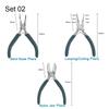 1 набор инструментов для изготовления украшений органайзер для наборов инструментов плоскогубцы пинцеты для изготовления браслетов ожерелий наборы для изготовления ювелирных изделий