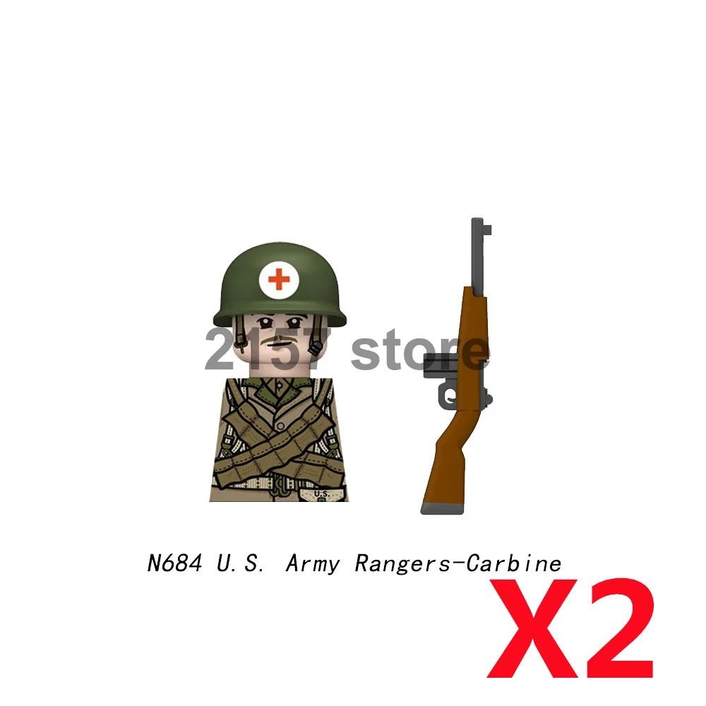 Военный Солдат Фигурка Строительный Блок Оружие Рейнджер Камуфляж Война во Вьетнаме US Special Forces KSK Медицинский Бандит Вор Игрушка Подарок