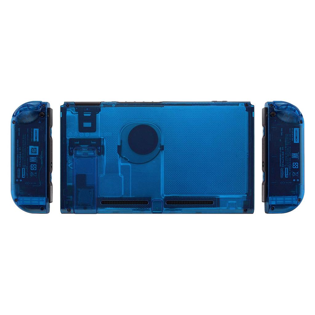 Comes with Back Plate for eXtremeRate Switch Custom DIY Replacement Case Shell for Switch Made of Clear Holder Handle Controller Housing for and Full