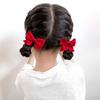2Pcs Sweet Little Girl Solid Color Bow Headgear Baby Hairpins Kids Hair Clips Bowknot Barrettes