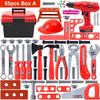 Children's Tool Set with Toy Drill Kids Construction Pretend Play Toy Tools Kit gift for Toddler Boys Girls Childs