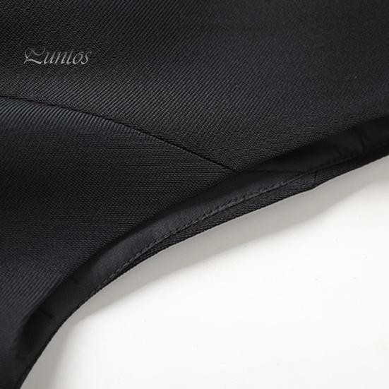 Женский жилет однобортный однотонный без рукавов с V-образным вырезом, облегающий строгий деловой кардиган в стиле ретро для офиса, свадьбы, банкета, жилет