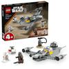 LEGO Star Wars Mandalorian and Grogu's N-1 Starfighter Toy Block Educational456Space 75410