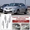 For Toyota Corolla 2007 2008 2009 2010 2011 2012 2013 LHD Car Power Electric Window Lift Control Switch Panel Cover Frame