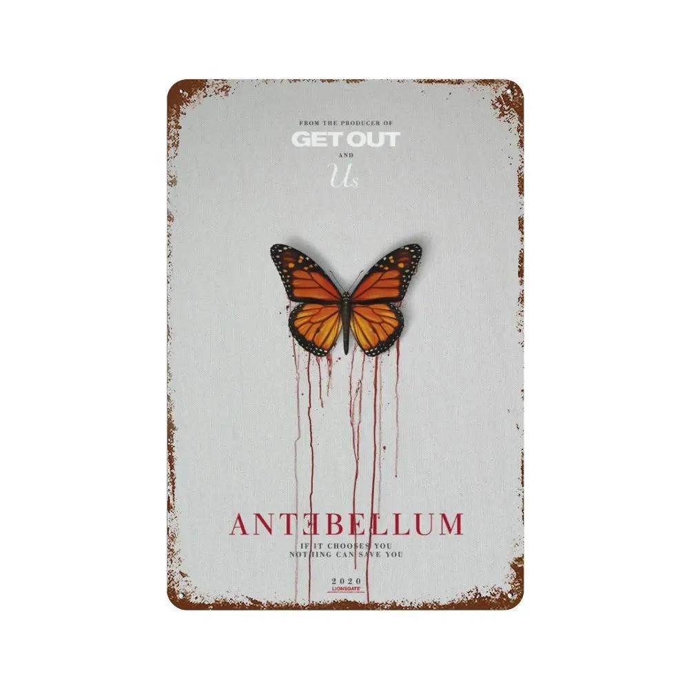 Классический постер фильма ужасов Ржавая металлическая жестяная табличка Ретро декоративная тарелка Бар Мужская пещера Гараж Клуб Металлическая вывеска Настенное украшение