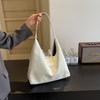 Simple Casual Commuting Fashion Bag for Women's Popular New Summer One-shoulder Underarm Bag Large Capacity Tote Bag