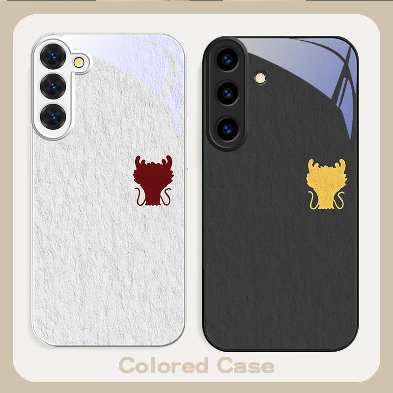 A sleek deep blue faucet For Samsung S26 S22 S8 9 10 S20 Ultra S21 Pro S22 Plus S23 FE S24Ultra S25 Edge S24+ Glass Phone Case