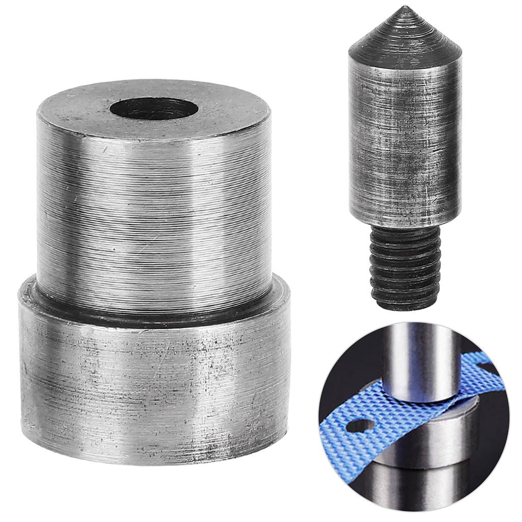 2pcs 1.5-16mm 45# Steel Punching Mold Hollow Hole Puncher Leather Belt Punch Tool (7mm)
