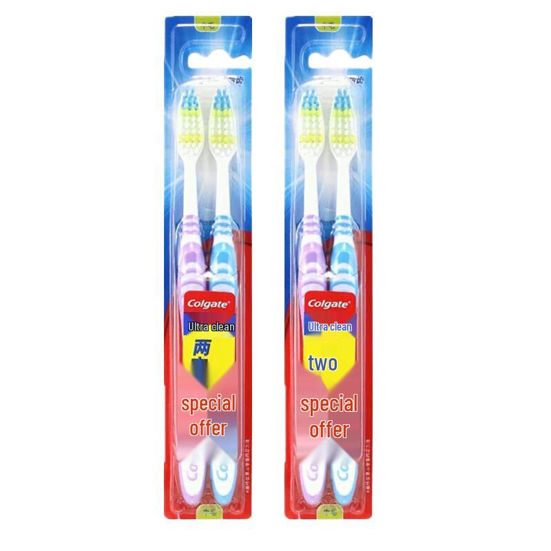Colgate Super Clean Dual Bristle Toothbrush, 4-Pack