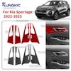 Наклейка из настоящего мягкого углеродного волокна для Kia Sportage 2025 2025 2025 2025 LHD RHD Отделка панели чаши ручки двери автомобиля Аксессуары для интерьера
