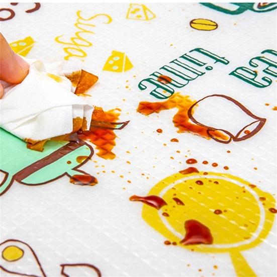 Настольный коврик, устойчивый к разрыву, легкое украшение, жемчужный хлопок, водонепроницаемый чистый столовый коврик для кухни