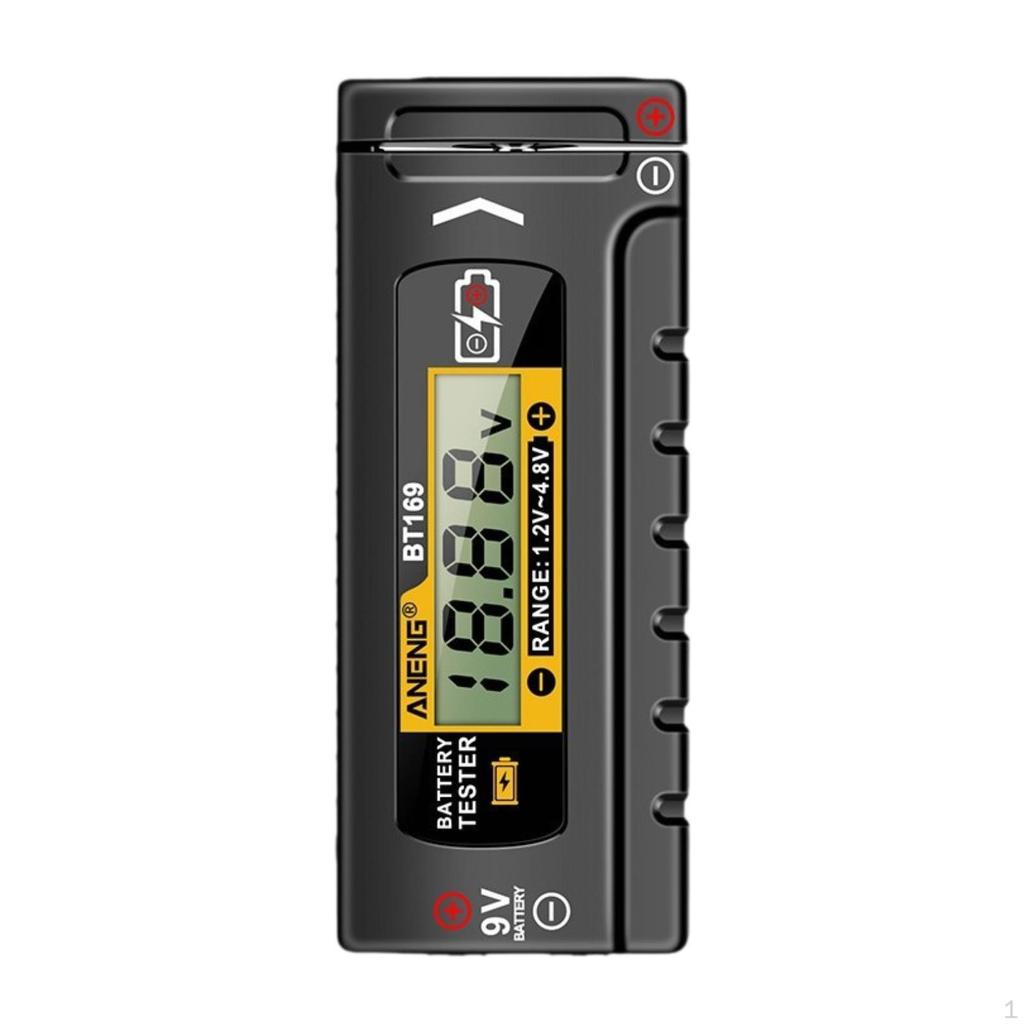 Тестер аккумулятора 1,2-4,8 В 9 В Удобный уровень мощности монитор измеритель электрооборудования