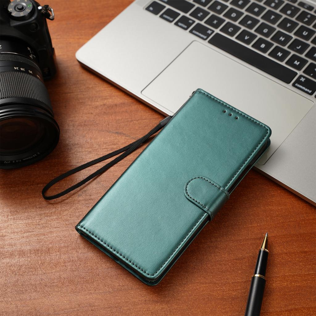 Чехол-кошелек-книжка для Samsung Galaxy S24 S23 S22 S21 S20 FE Ultra S10 S9 S8 Plus S10E с отделениями для карт и подставкой из искусственной кожи, защитный чехол