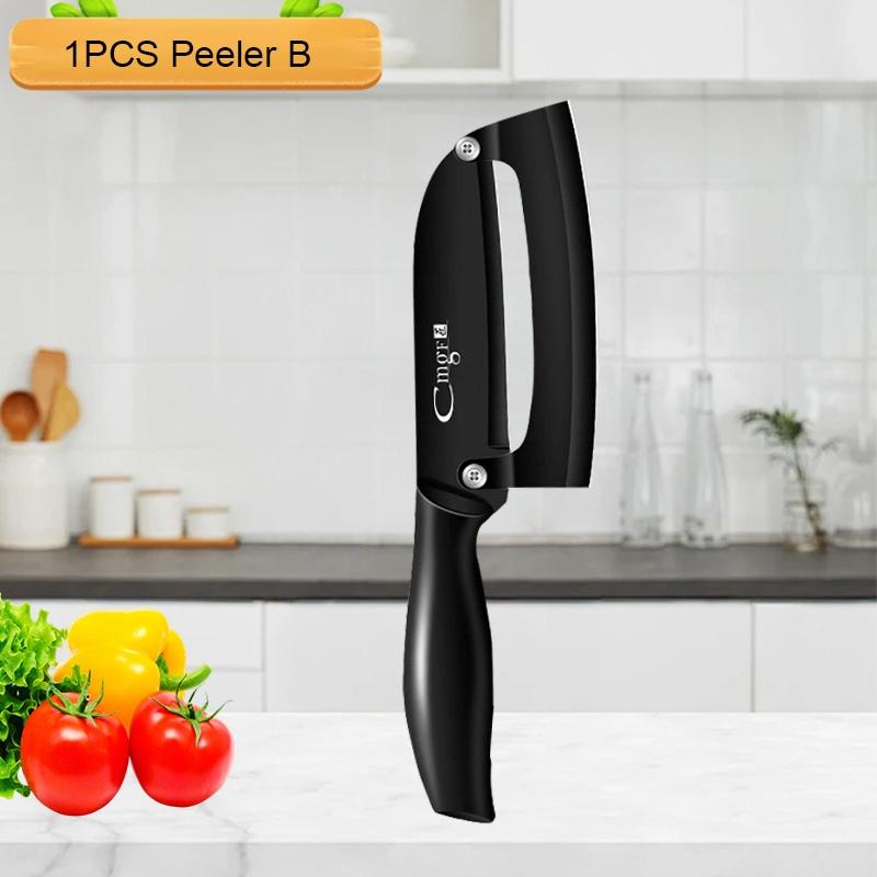 WXCOO Kitchen Scissors Specialized SK5 Stainless Steel Multifunctional Vegetable Peeler for Slicing Fruit Sugarcane5
