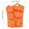 Creative Happy Halloween Home Decor Silicone Pumpkin Cake Mold Kitchen Baking Tool 1 Pc