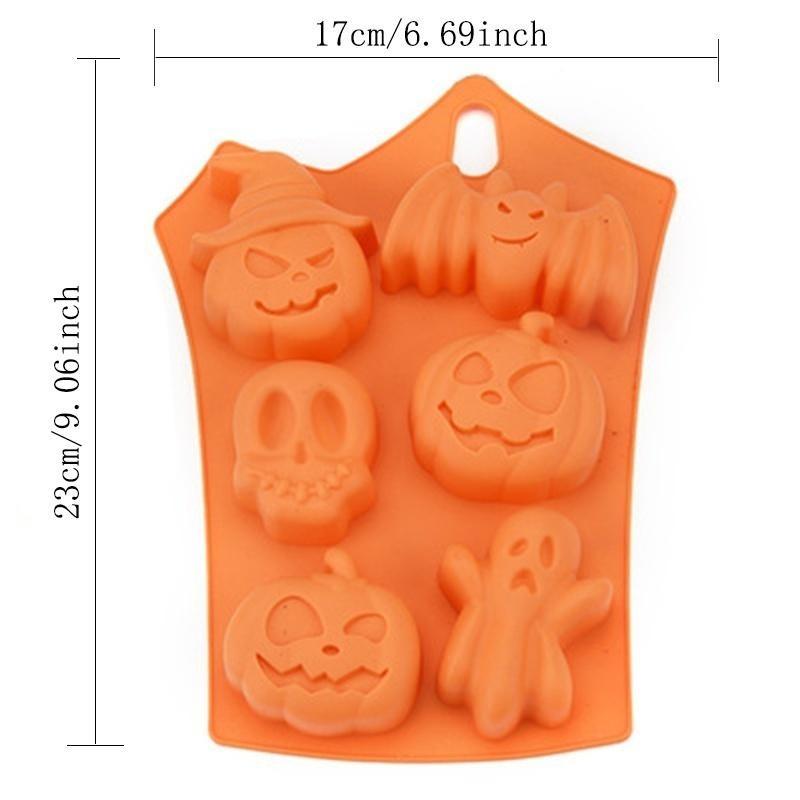 Creative Happy Halloween Home Decor Silicone Pumpkin Cake Mold Kitchen Baking Tool 1 Pc