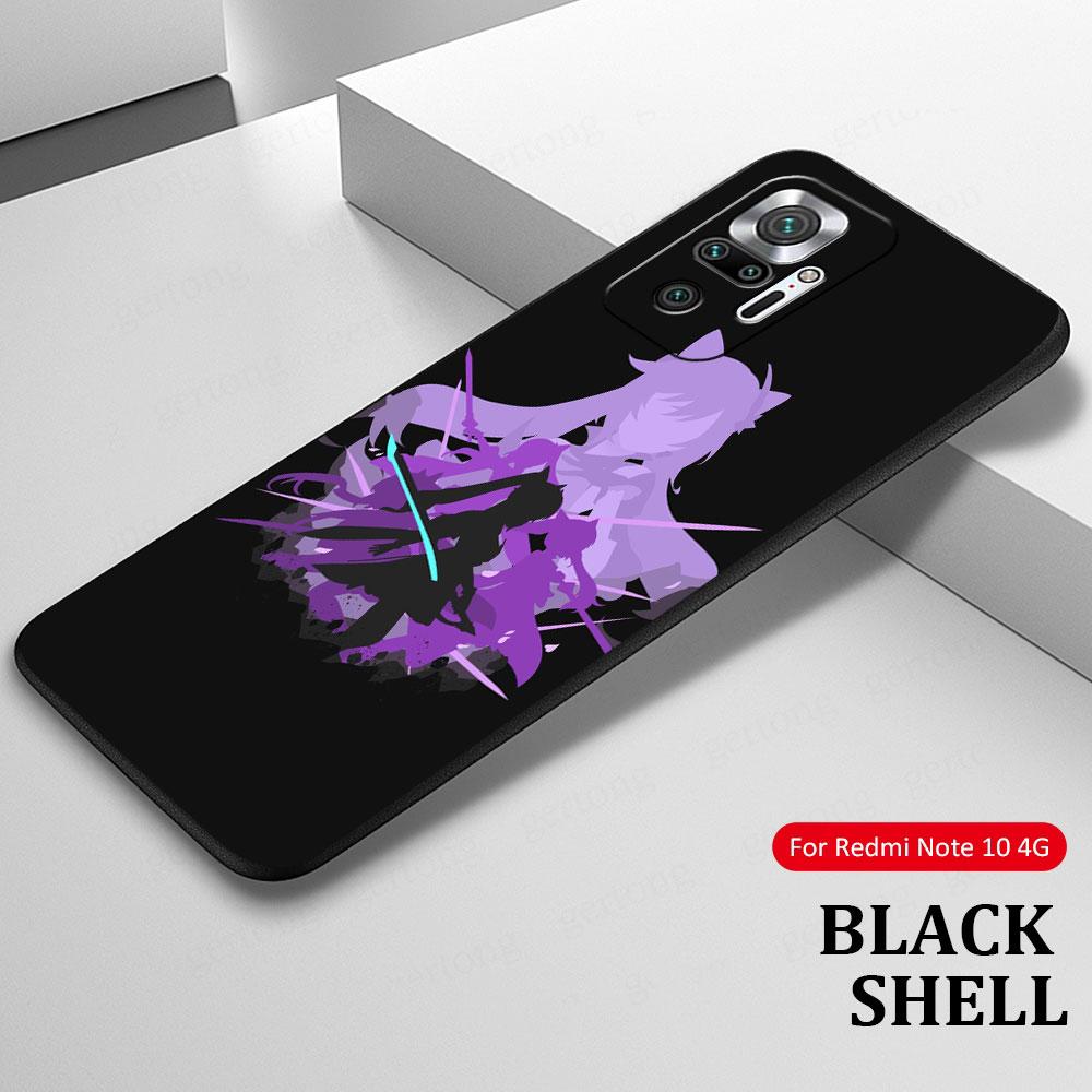 Чехол Celular Genshin Impact Аниме Капа для Xiaomi Redmi Note 10 Pro 9s 9c 8 9a K40 9 8t 9t 11 K40s 11t K50 11s