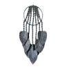1Pc Handwoven Feather Leaf Macrame Hoop Dream Catcher Wall Hanging Tapestry for Bedroom Home Decoration Craft Ornament Gift244