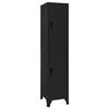 VidaXL Locker Cabinet Black 38x45x180 Cm Steel 339778