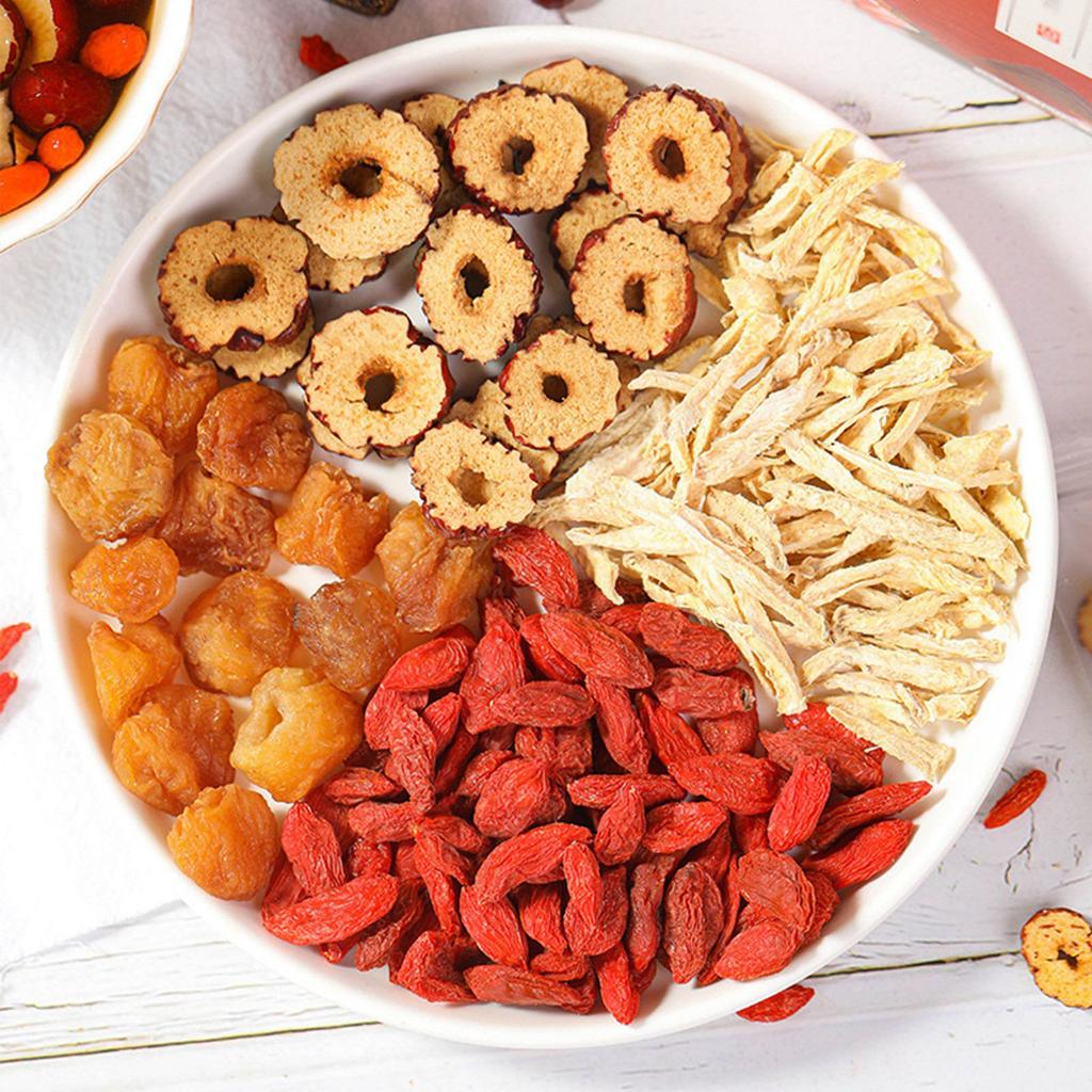 Black Sugar Ginger Jujube Tea Chinese Traditional Longan Wolfberry Healthy Tea for Dysmenorrhea