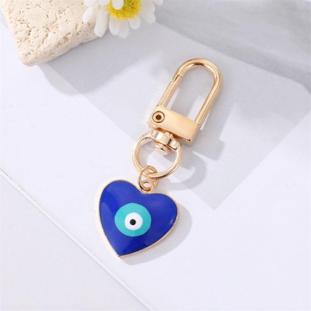 Phone Pendant Car Accessories Blue Eye Key Chain Hamsa Hand Keyring Car Keyring Evil Eye Keychain