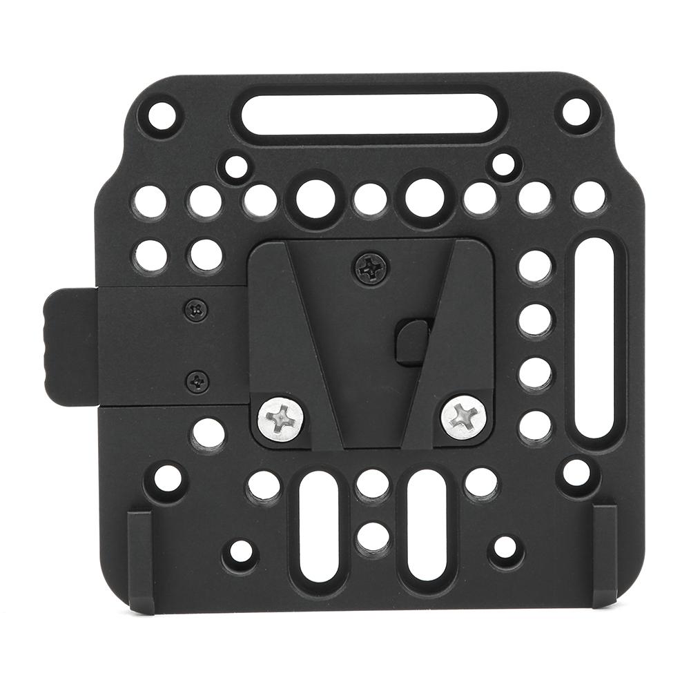 Алюминиевый сплав CNC Твердая черная пластина VLock Limit Structure Battery Quick Release Base