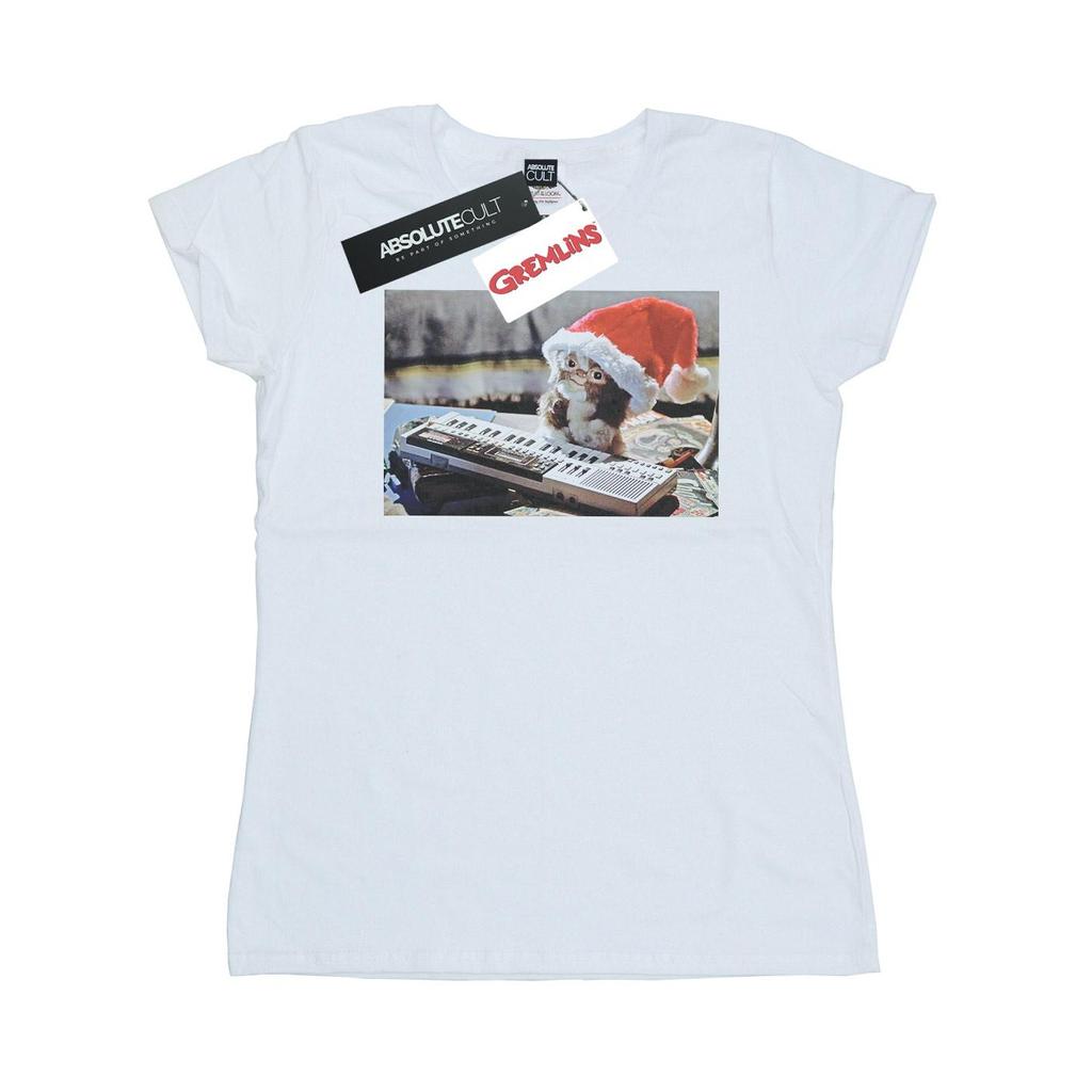 Gremlins Womens/Ladies Mogwai Christmas Hat Cotton T-Shirt