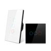 Touch Switch Power Led Panel Wall Light Switches Tempered Black White Crystal Glass Switch 1Gang 2Gang 3Gang Interruptor Inteligente AC100-250V