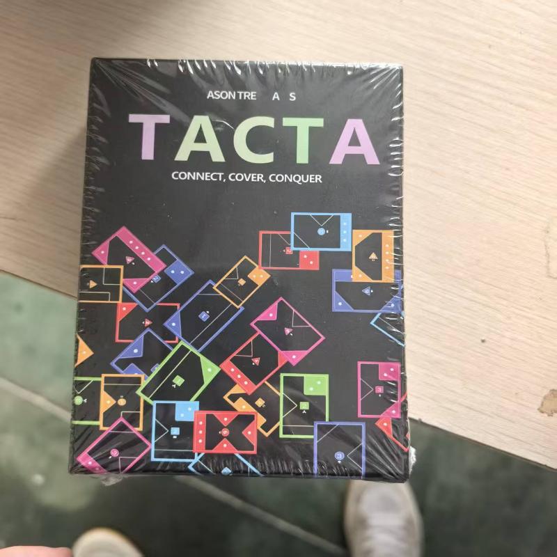 1 Набор Настольная игра Tacta 2-6 игроков Быстрая карточная игра Веселая стратегия Сопоставление форм Вечеринка Семейные посиделки Досуг Карты
