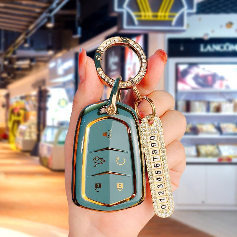 Premium Key Cover for 2022 Cadillac XT5/XT4/CT6/ATSL/XTS