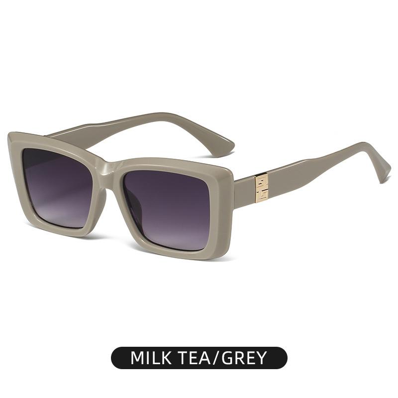 Новые модные квадратные солнцезащитные очки Трендовые легкие роскошные солнцезащитные очки для мужских Высококлассные Защищающие от ультрафиолета Большая оправа