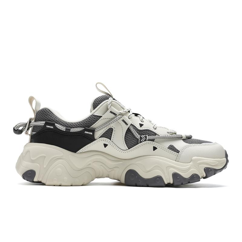 New FILA Running Abrasion Resistant Moisture Wicking Lightweight Low Top Running Shoes Men's White Gray F12M442115FAG