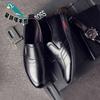 Мужская обувь на мягкой подошве, крутая кожаная обувь, мужская корейская версия деловой повседневной обуви, мужская обувь для увеличения роста, молодежная британская обувь