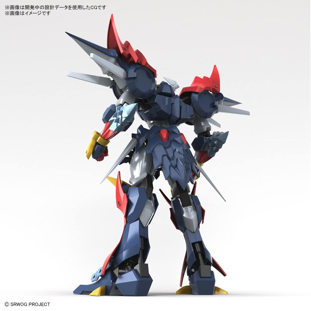 Пластиковая модель HG 2nd Super Robot Wars Daizengar с цветовой кодировкой