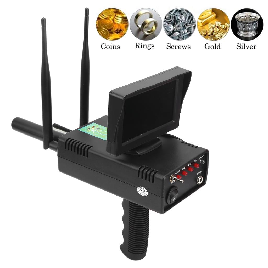 Long Range Underground Metal Finder Gold Silver Copper Gems Detector Treasure Pinpointer Electric